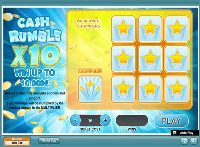 jeux carte a gratter cash rumble