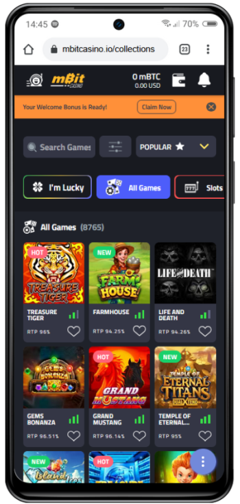 mbit casino mobile