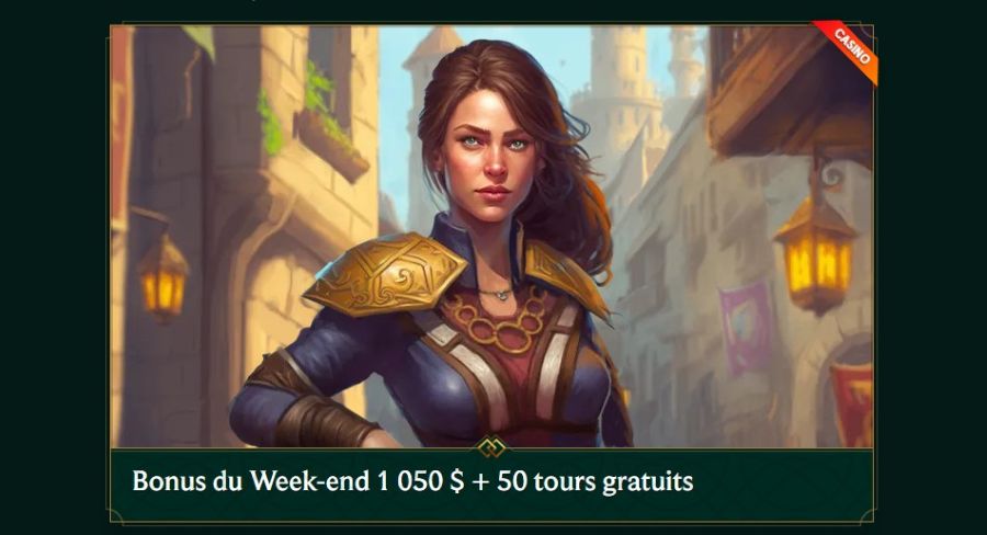 Bonus week-end 1050 Casinia casino 