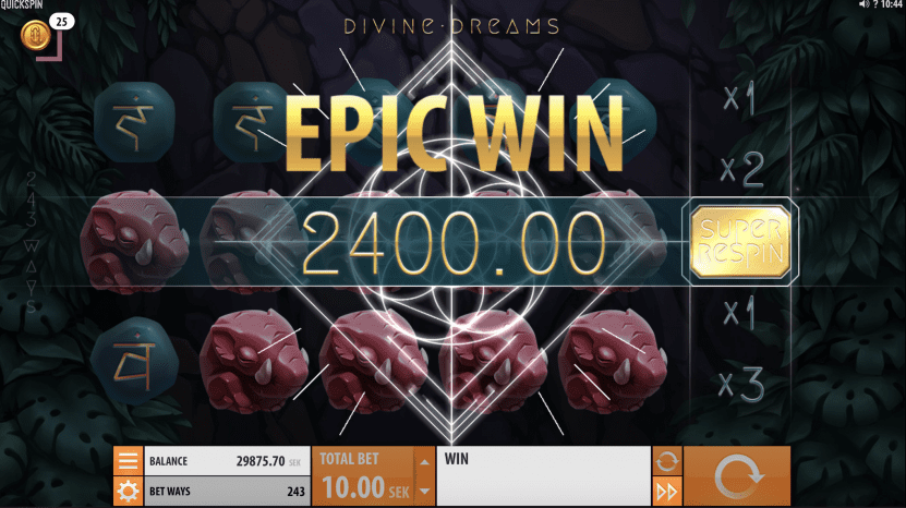 Divine Dreams : Une nouvelle machine à sous disponible chez Azur