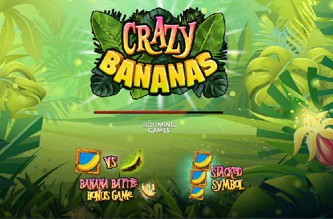 La nouvelle machine de Booming Games : Crazy Bananas