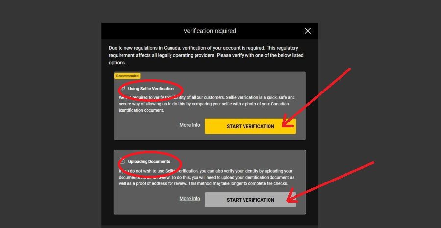 Vérification de compte sur Bwin Casino en ligne