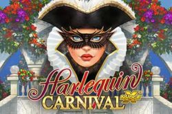 Harlequin Carnival : la slot vedette de Banzai Slots casino