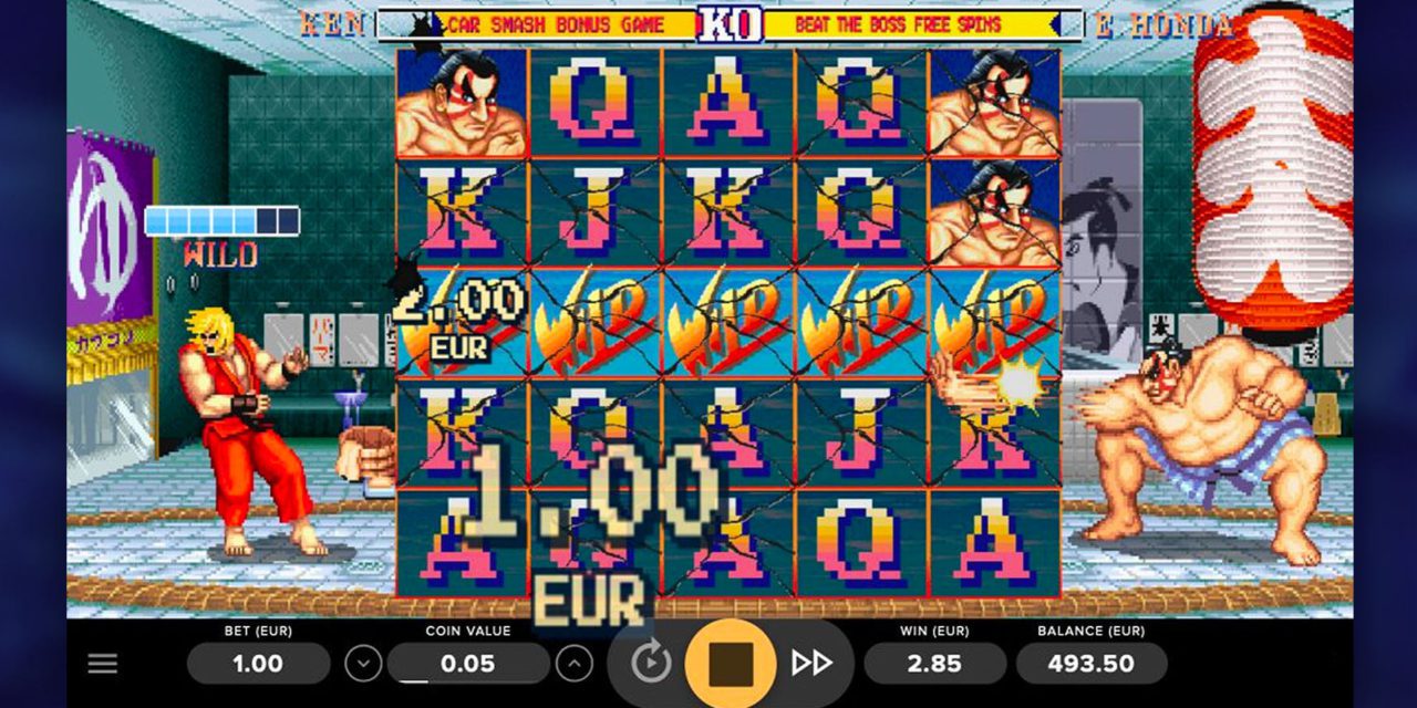 NetEnt remet les combats de Street Fighter II au goût du jour