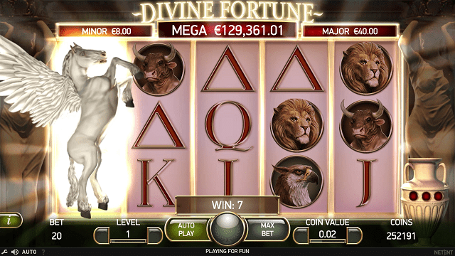 Un joueur indien empoche un jackpot de 143 000 € sur Divine Fortune de NetEnt
