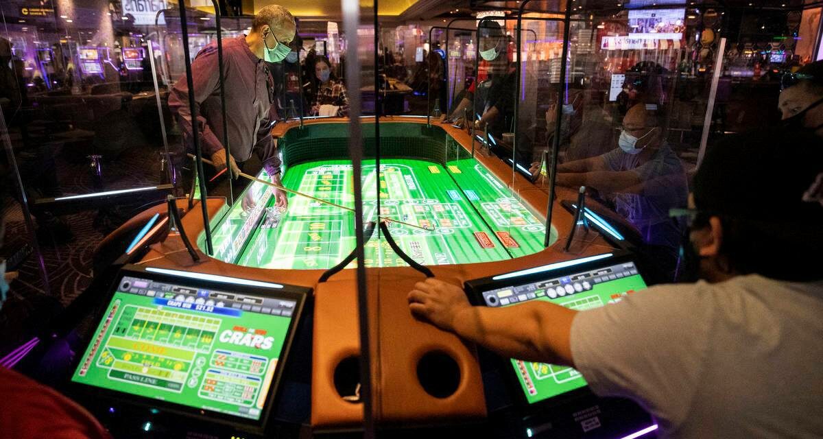 Le Harrah’s de Las Vegas attire les joueurs avec une table de craps digitale