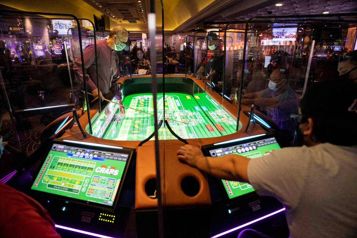Le Harrah's dévoile sa nouvelle table de craps numérique