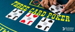 evolution gaming Triple Card Poker