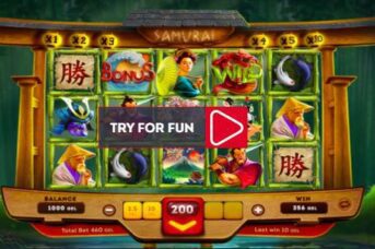 Samurai Slot Smartsoft Gaming