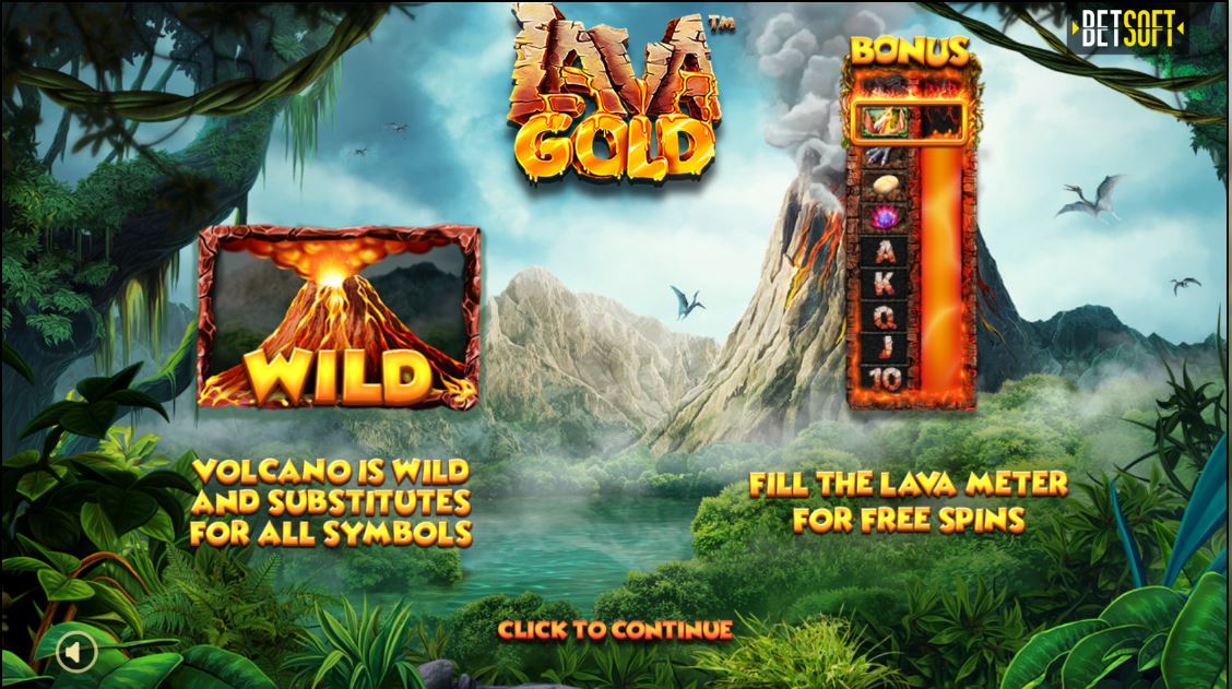 Explosion de gains imminente sur Lava Gold de Betsoft