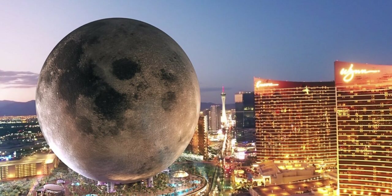 Un complexe inspiré de la lune sur le Strip de Las Vegas