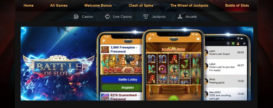 Battle of Slots de vidéoslots Casino