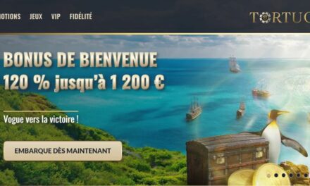 2 bonus de bienvenue au choix sur le casino Tortuga