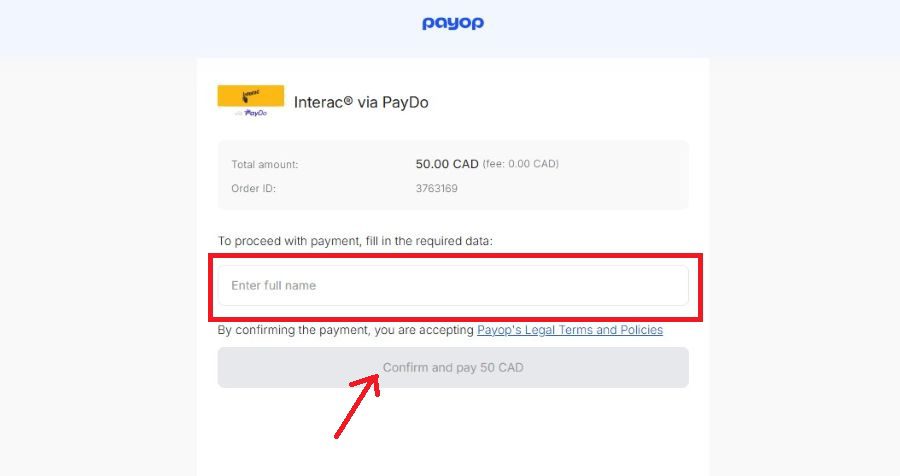Finalisation dépôt FgFox Casino en ligne
