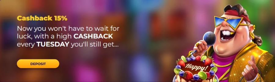 Bonus sans dépôt sur FGFox Casino, detaillant son cashback