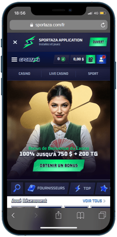 sportaza casino mobile