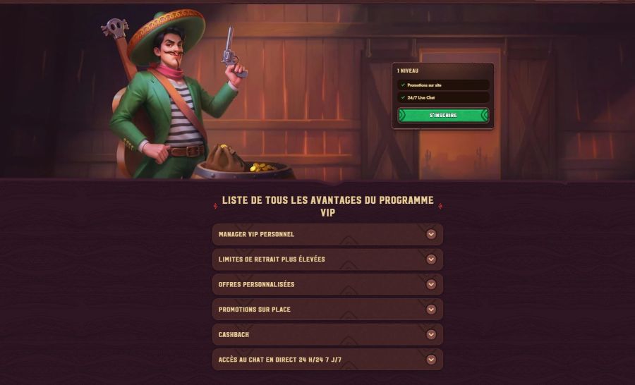5Gringos Casino VIP Programme