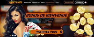 Offres du casino Intense en ligne
