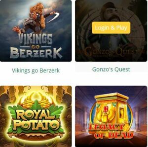 Un catalogue de jeux de qualité sur Qbet casino