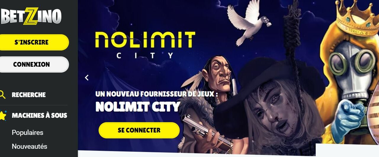 Betzino Casino accueille les slots de Nolimit City