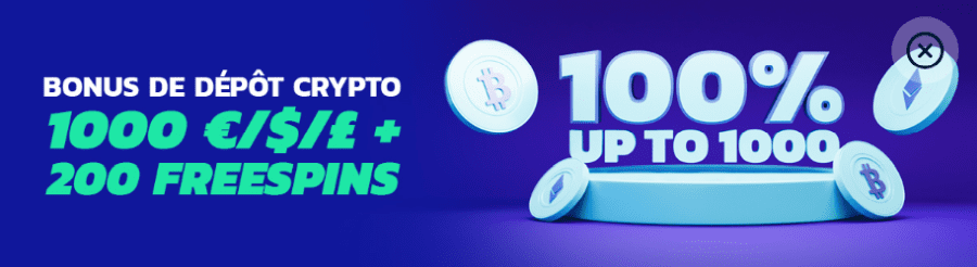 rolletto bonus de bienvenue crypto
