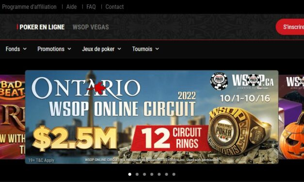 WSOP.ca : le nouveau site de poker en ligne en Ontario