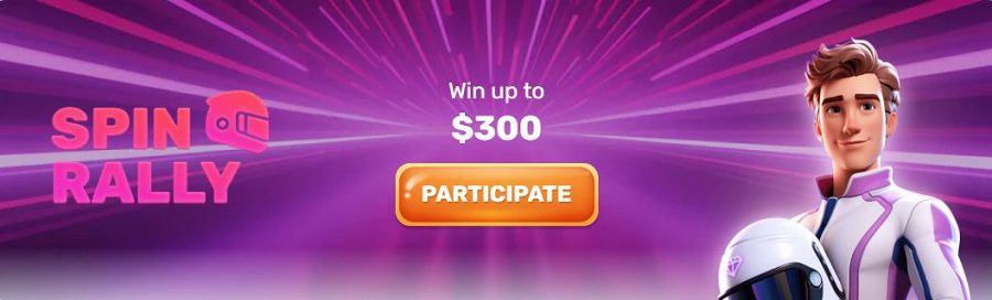Promotion « Spin rally » sur Slots Palace Casino