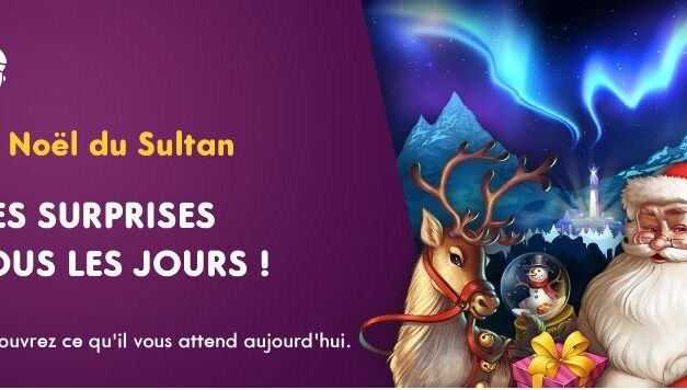 D’incroyables bonus noël sur Wild Sultan