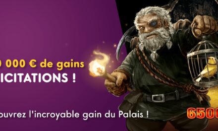 Un jackpot de 130 000€ tombe sur Wild Sultan