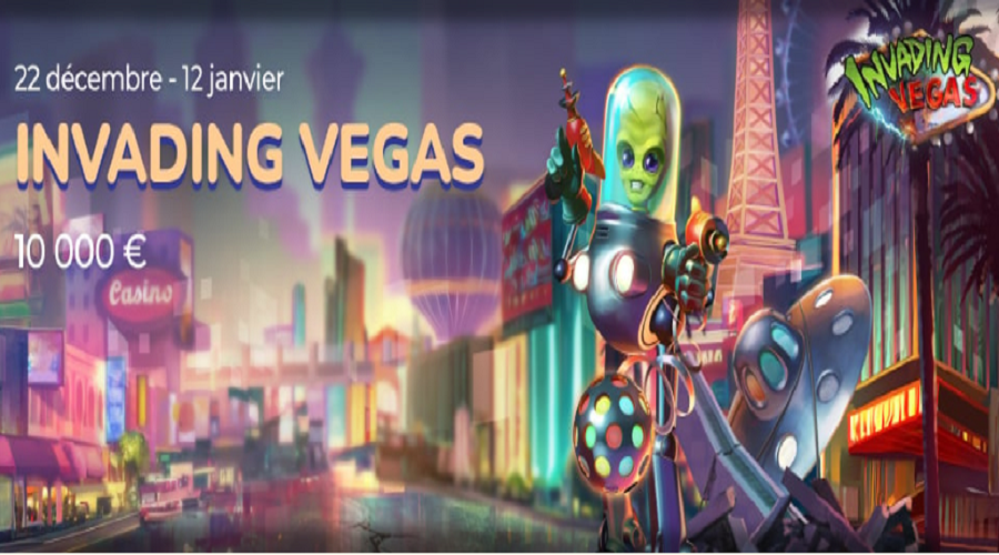 Invading Vegas en exclusivité sur Arlequin Casino