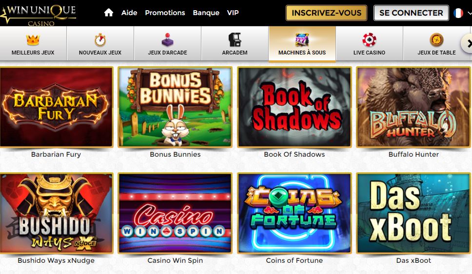 Jouez aux meilleures slots Nolimit city sur Unique Casino