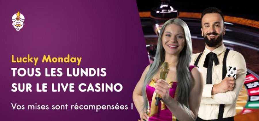 Lucky Monday : la promo casino live de Wild Sultan