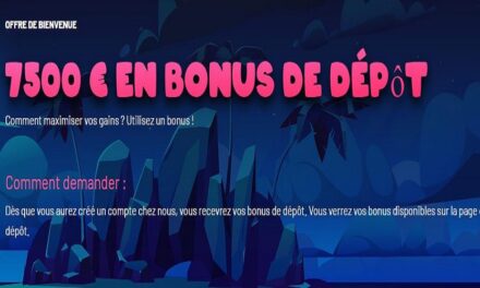 Jouez avec 7 500€ de bonus de bienvenue sur Seven Casino