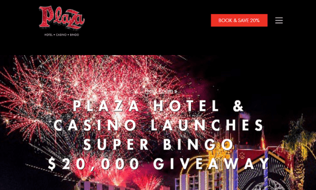 Un Super Bingo Giveaway de 20 000$ chez Plaza Hotel & Casino