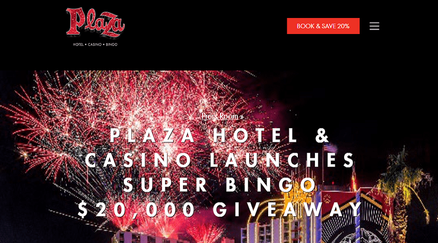 Un Super Bingo Giveaway de 20 000$ chez Plaza Hotel & Casino