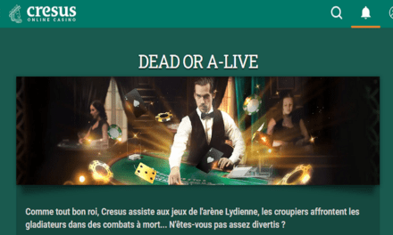 Dead or A-Live, le tournoi blackjack live de Cresus Casino