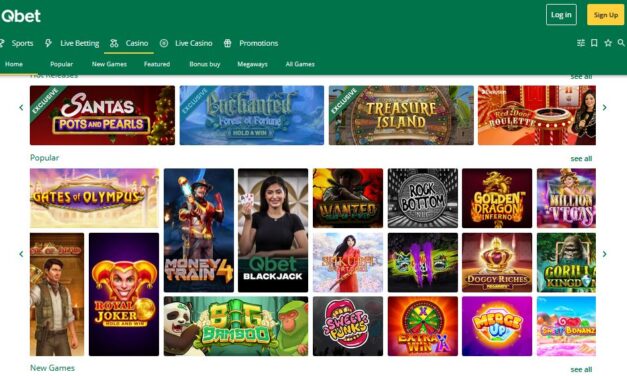 Vos jeux de casino favoris sont sur Qbet Casino