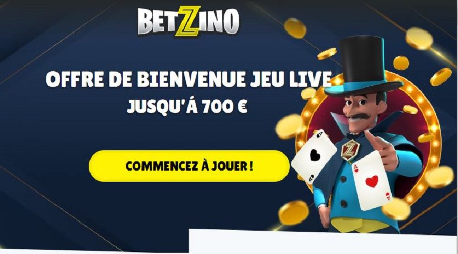 Betzino offre un bonus Live Casino exclusif