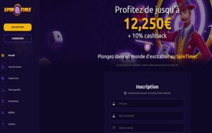 spintime casino site