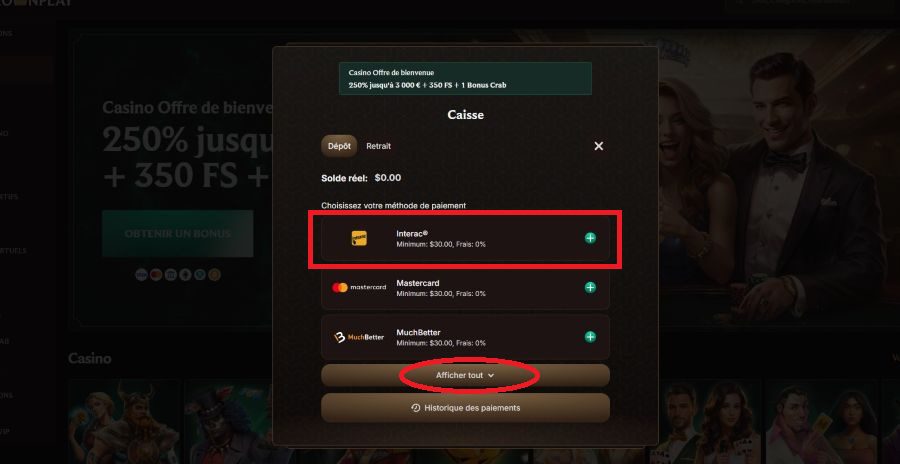 Dépôt-crownplay-casino