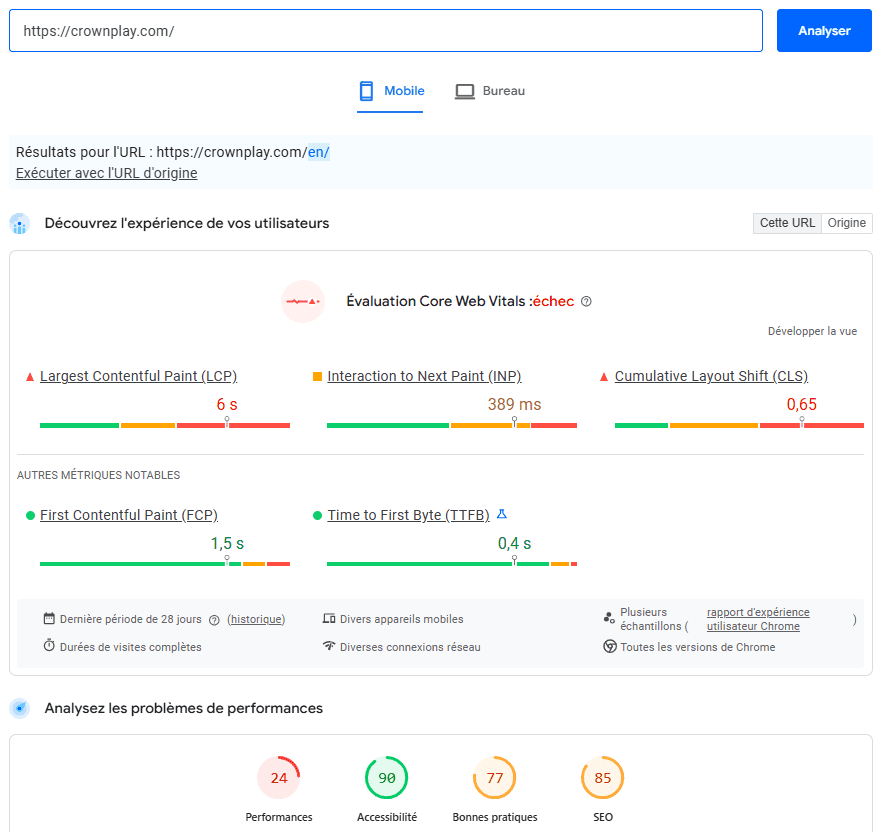 crownplay pagespeed