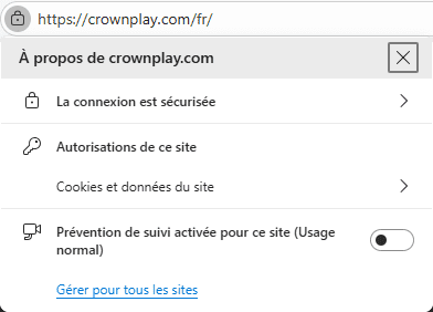 crownplay sécurité