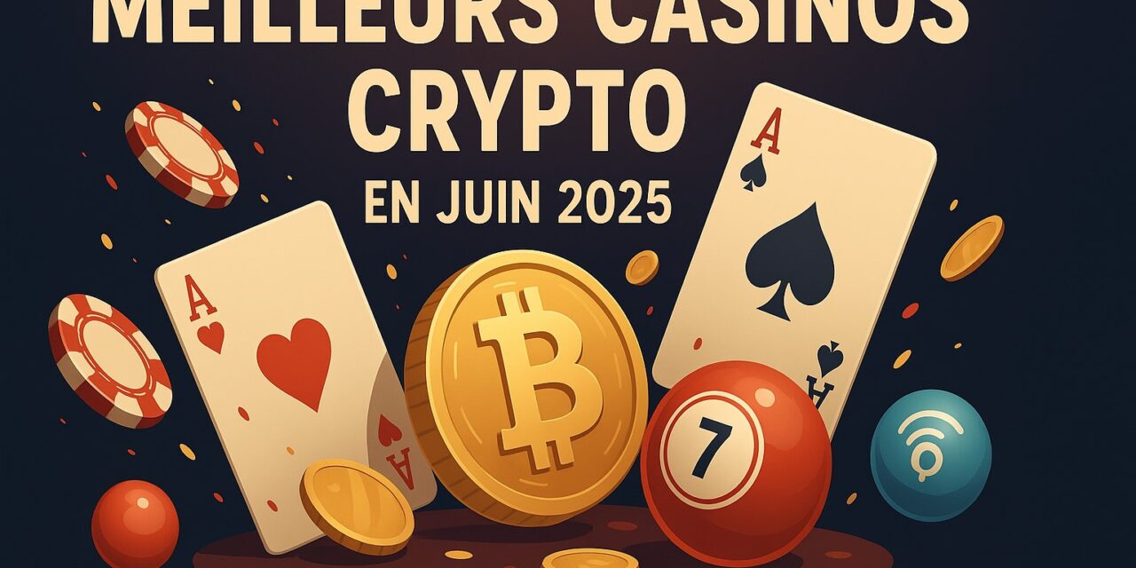 Top des Meilleurs Casinos Crypto en Juin 2025