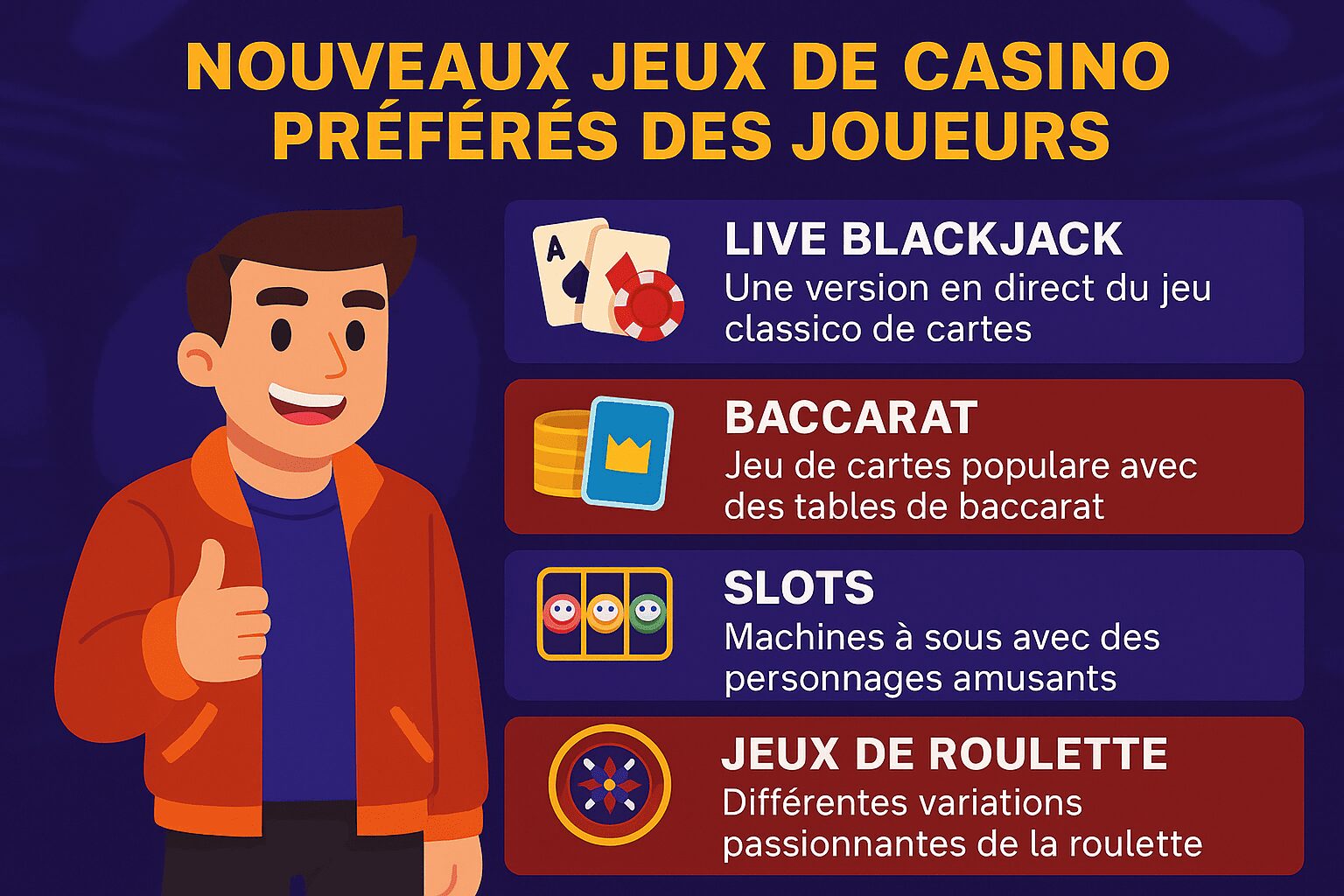 nouveaux jeux de casino info