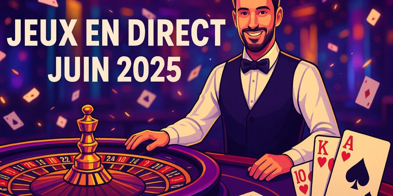 Les Jeux Casino en Direct à ne pas Manquer en Juin 2025⚡