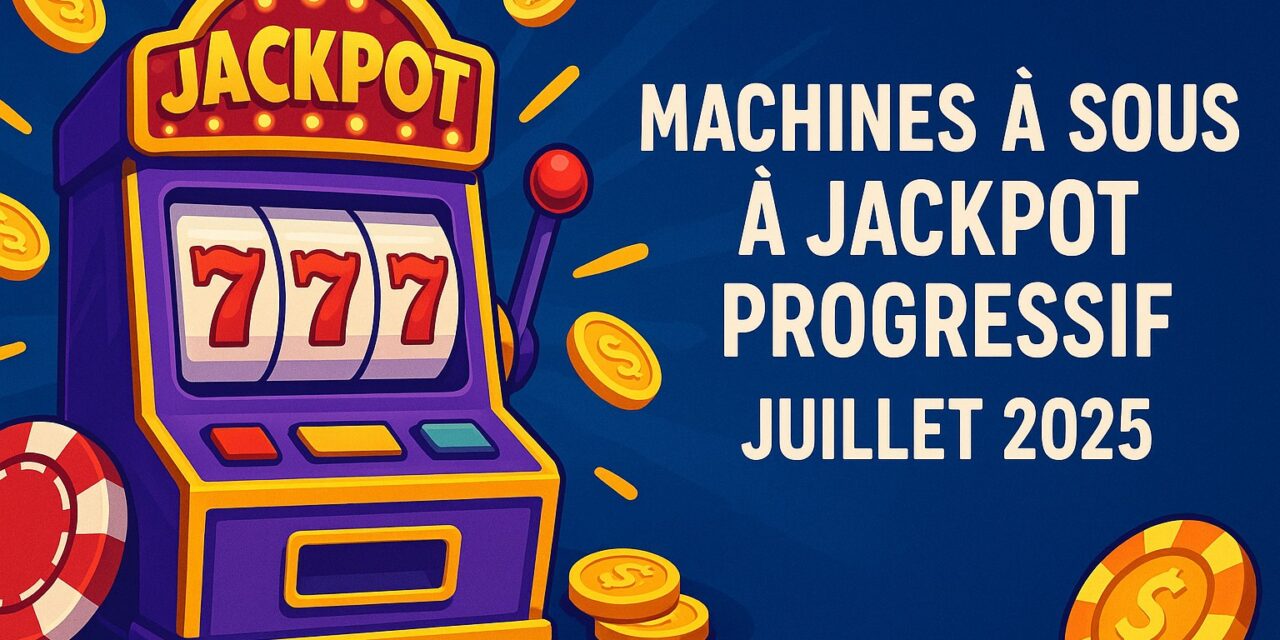 Les Machines à Sous à Jackpot Progressif à Tester en Juillet 2025 🎰💎
