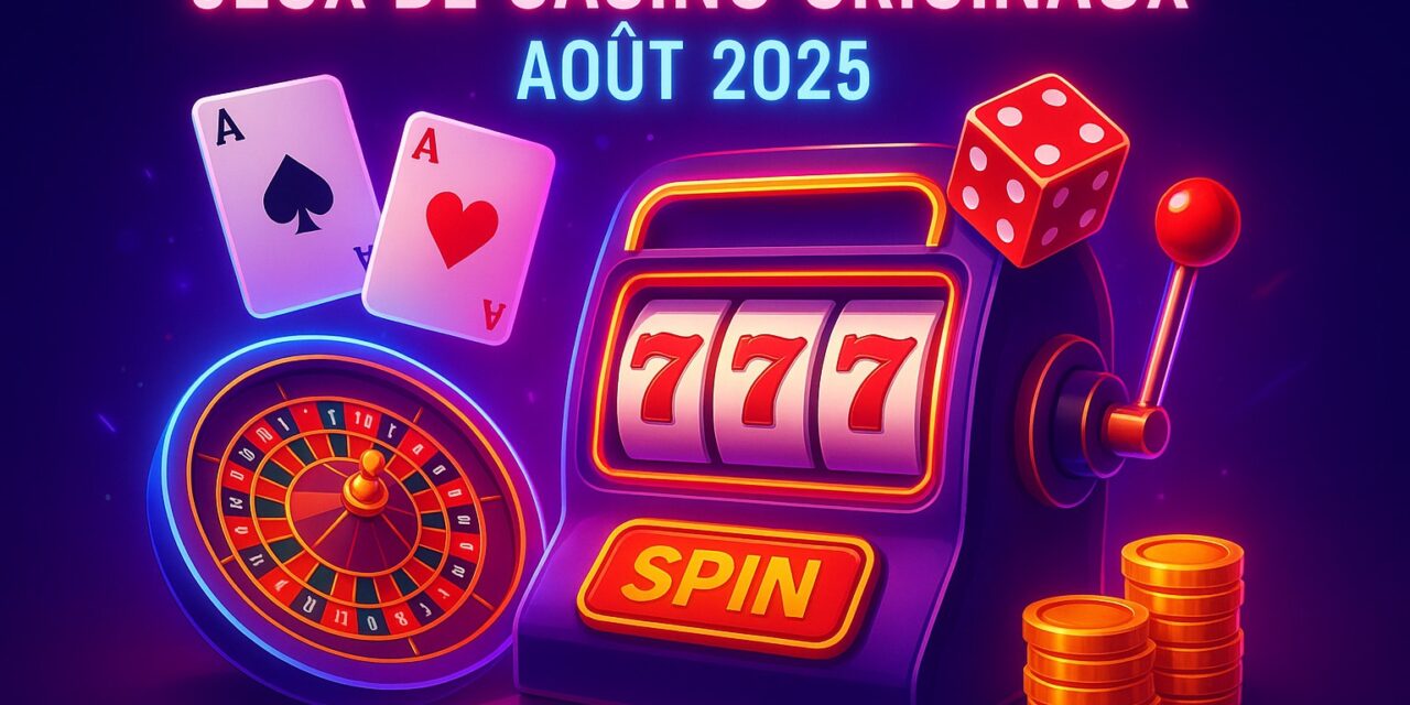 [TENDANCE] Les Jeux de Casino originaux qui font le buzz en Août 2025 🤩