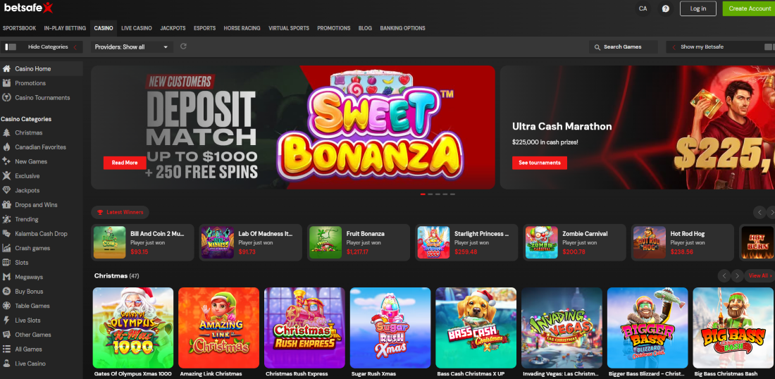 betsafe casino retrait instantané