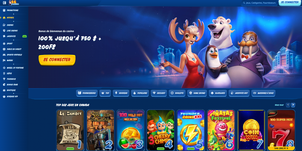 sg casino bonus de bienvenue