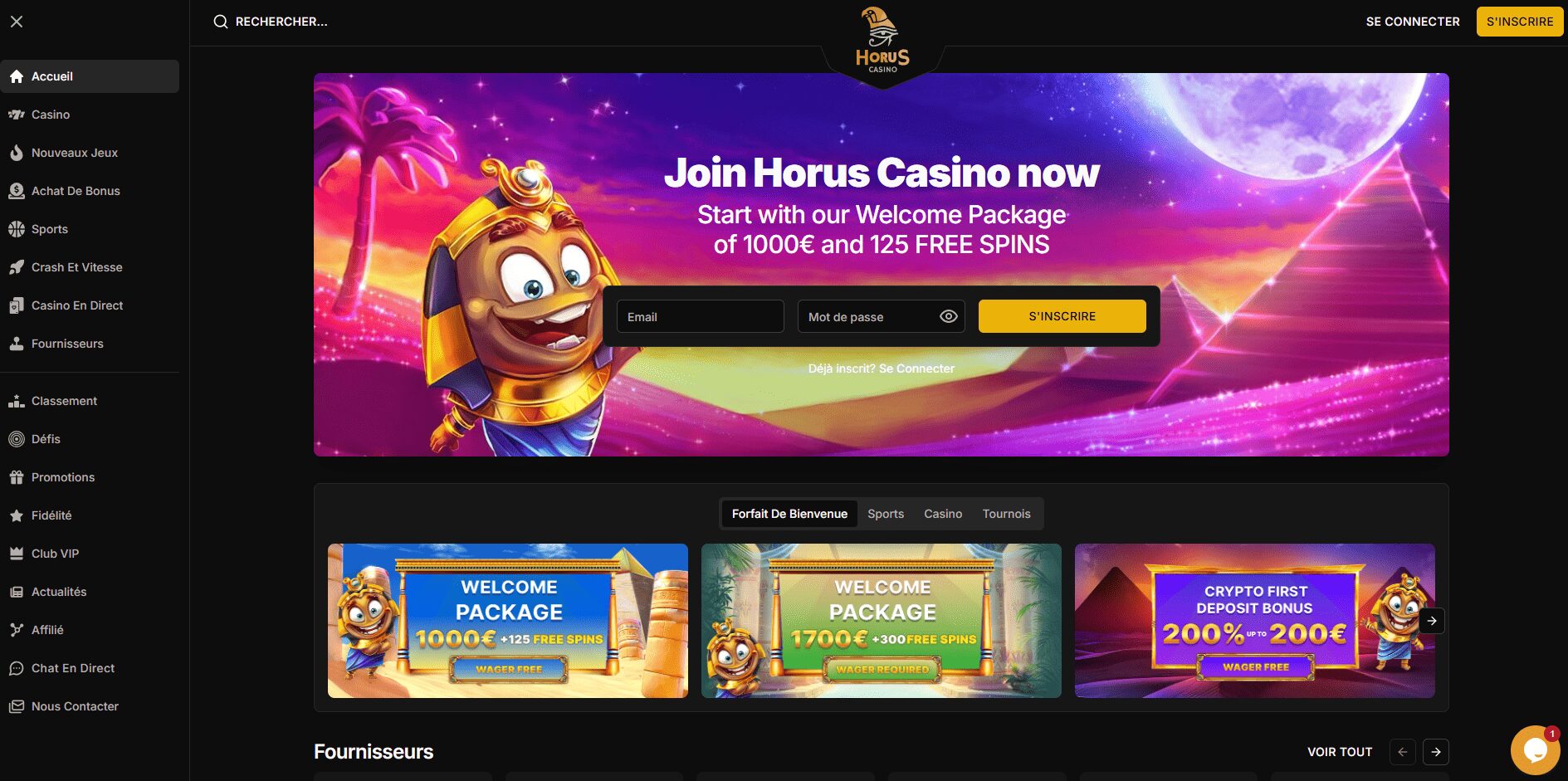 horus casino